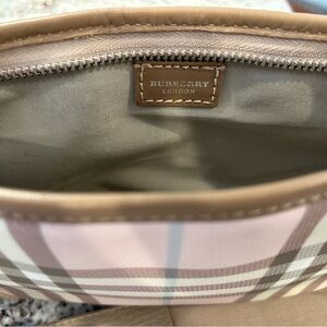 Burberry pink nova check shoulder bag